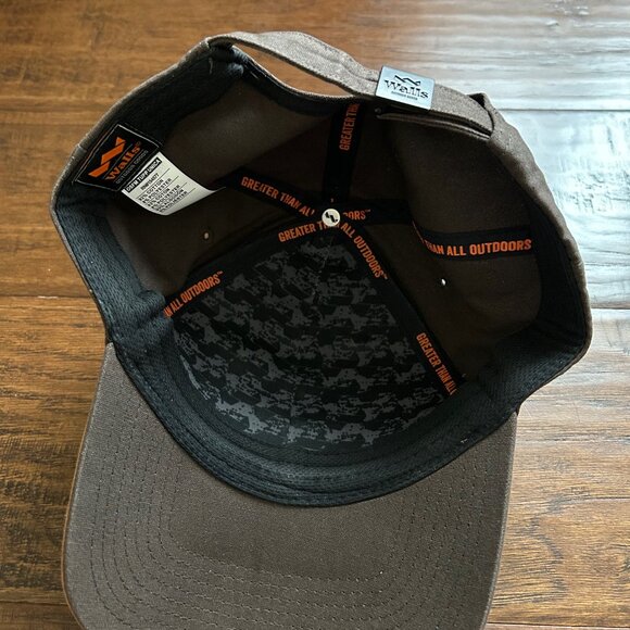 Walls Outdoor Goods branded hat tan brown copper adjustable unisex cap - Picture 4 of 5